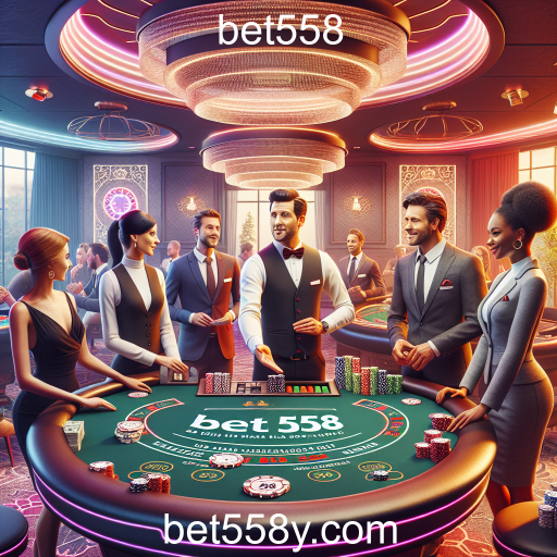 Experiência Imersiva com Live Dealers no Bet558